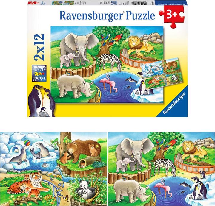 Image du produit Ravensburger Les animaux au zoo (12 pièces)