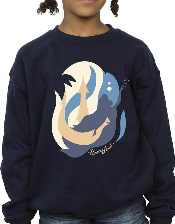 Image du produit Disney - Sweat THE LITTLE MERMAID COLOUR SILHOUETTES - Fille (152, 158)
