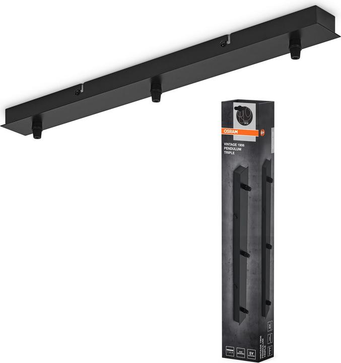 Actual product image Osram Vintage 1906® PenduLum CANOPY Triple Canopy Linear
