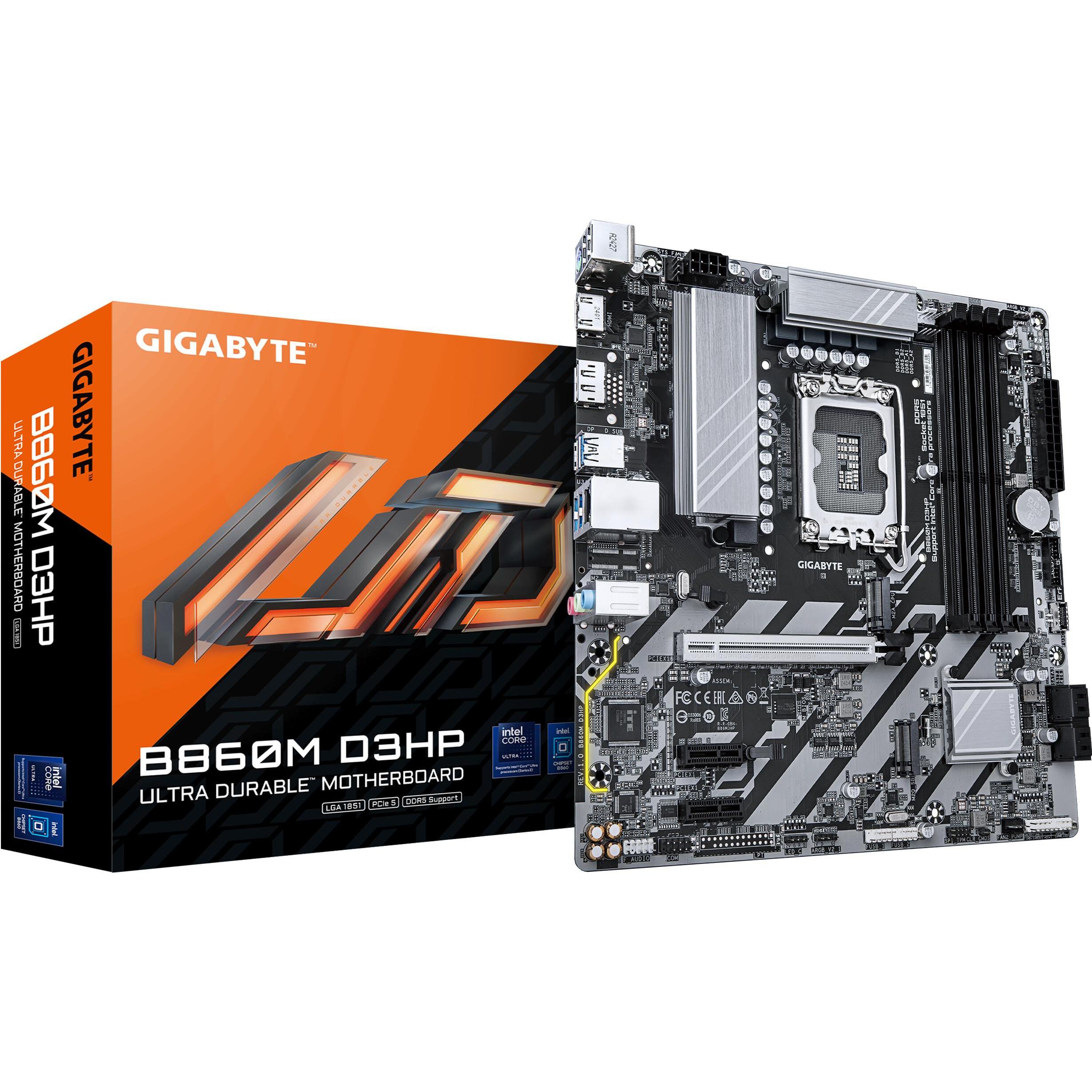 Gigabyte B860M D3HP (LGA 1851, Intel B860, mATX), Mainboard