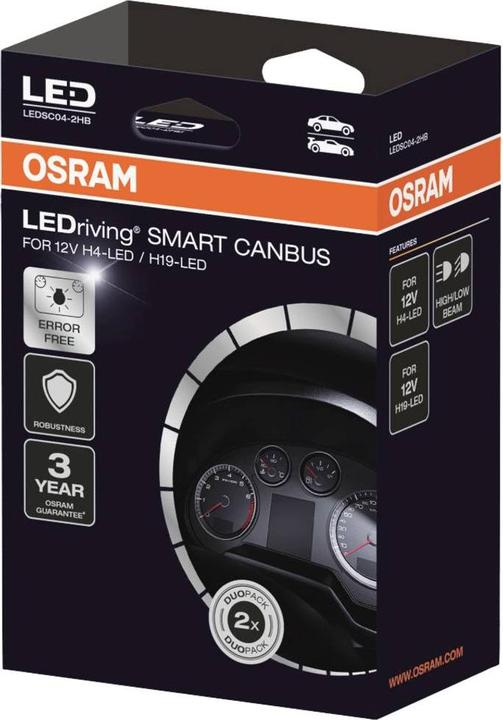 Produktbild Osram CanBus Lastwiderstand LEDSC04-2HB Bauart (Kfz-Leuchtmittel) Canbus Lastwiderstand (H4)