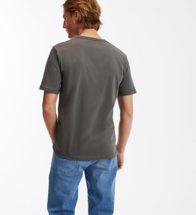 Produktbild La Redoute Collections T-Shirt mit Message-Stickerei (XL)