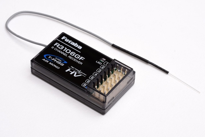 Actual product image Futaba R3106GF T-FHSS Receiver (w/o Telemetry)