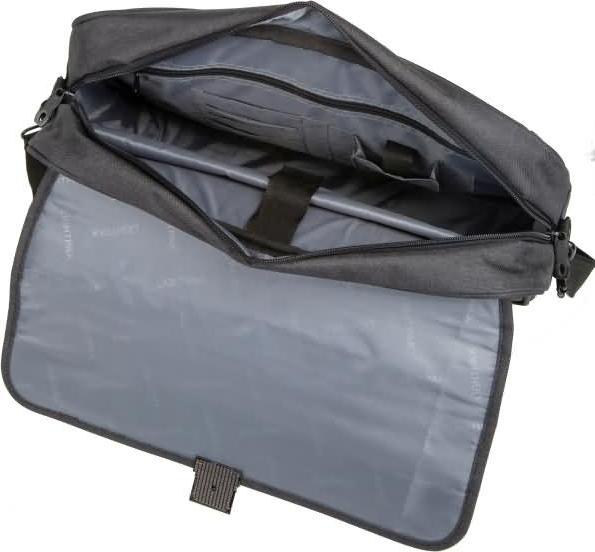 Image du produit Lightpak Porte-documents en polyester, compartiment principal zippé anthracite avec compartiment rembourré (13 l)
