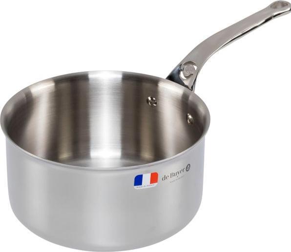 Actual product image de Buyer Affinity saucepan with lid induction (20 cm, Pot, Stainless steel)