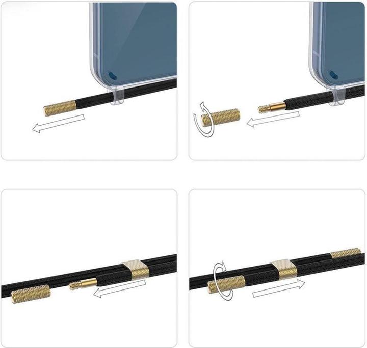 Actual product image Tech-Protect Mobiili tagakaas iPhone 15 Pro Magsafe, kaelapaelaga, läbipaistev (Apple iPhone 15 Pro)