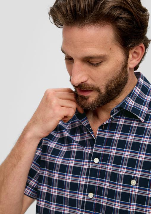 Produktbild S.Oliver Hemd Kurzarmhemd mit Karomuster (S)