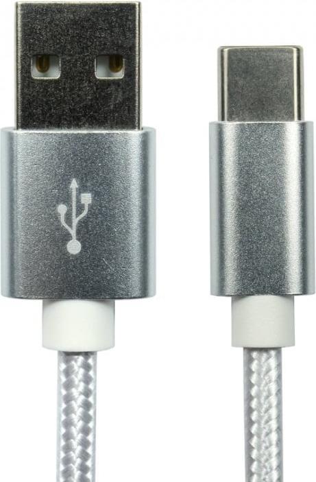 Cables Direct CDL 1M Wht USB 2.0 A Male-Type C (1 m, USB 2.0, 15 W)