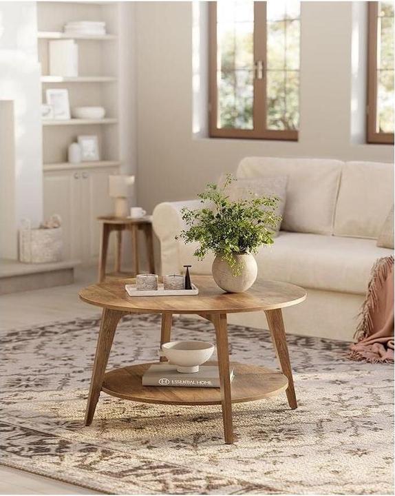 Immagine prodotto Vasagle Tavolino da caffè (Ø 80 x 45 cm)