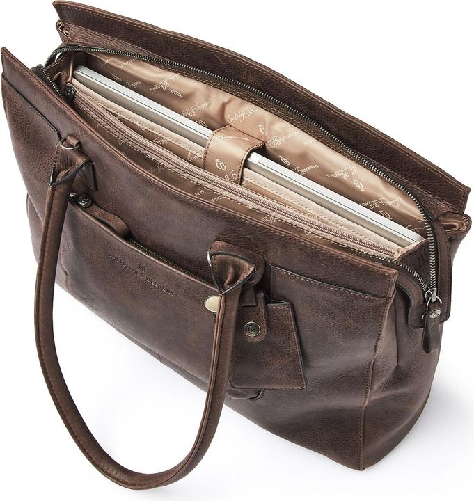 Image du produit Castelijn & Beerens Carisma Schultertasche RFID Leder 38 cm Laptopfach