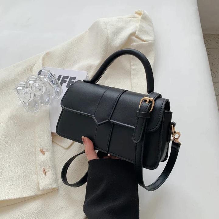 Only-Bags.Store Pu Leder Umhängetasche Handtasche - Crossbody Taschen Vintage Unterarm Tasche Quadrat Satchel