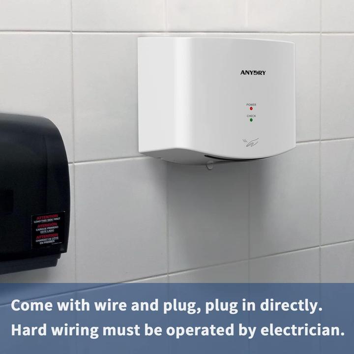 Actual product image Anydry 2630S, white