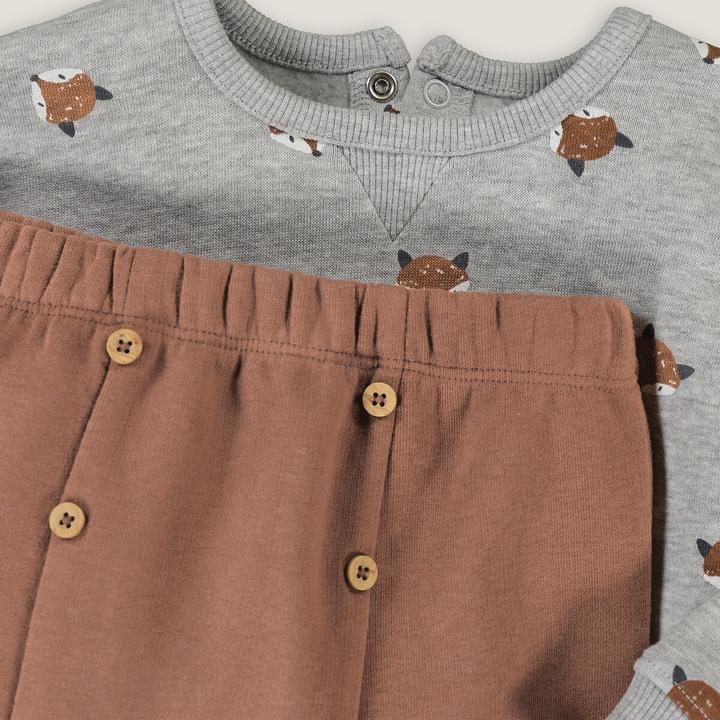 Image du produit La Redoute Collections Ensemble 2 pièces composé d'un sweat-shirt et d'un sweat-pantalon (92)