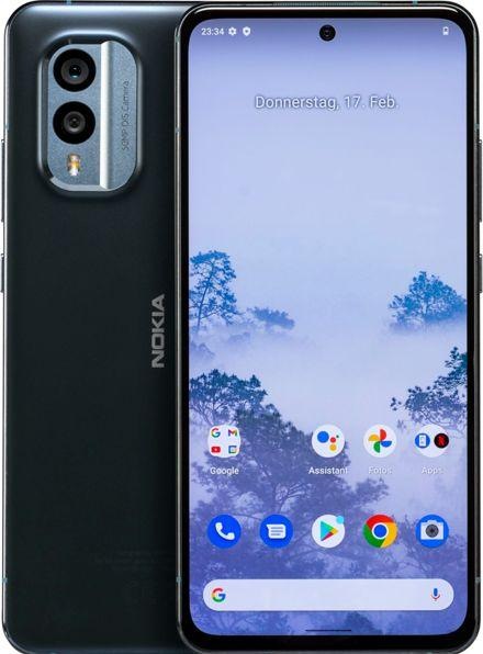 Produktbild Nokia X30 (128 GB, Cloudy Blue, 6.43", Hybrid Dual SIM + eSIM, 50 Mpx, 5G)
