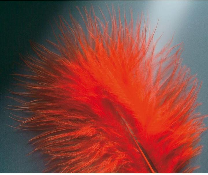 Actual product image Glorex Marabou feathers red