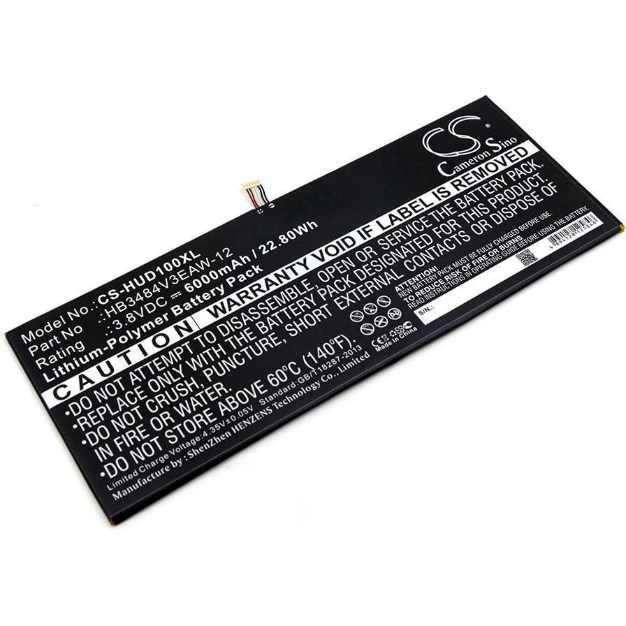 CoreParts Battery for Huawei Mobile (6000 mAh), Notebook Akku, Schwarz
