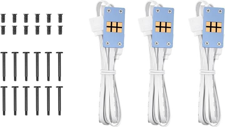 Actual product image Thermaltake TT CT120 EX ARGB Sync PC Cooling Fan 3 Pack Hydrangea Blue (120 mm, 3x)