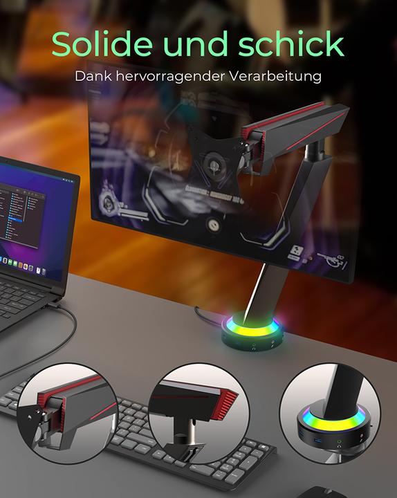 Actual product image Icy Box Monitorständer (Table, 32", 8 kg)