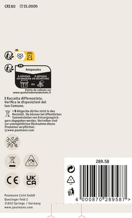 Actual product image Paulmann Globe (E27, 806 lm, 1 x)