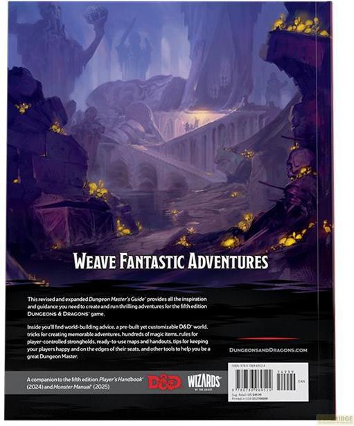 Actual product image Wizards of the Coast Dungeons & Dragons RPG Dungeon Master's Guide 2024 English (English)