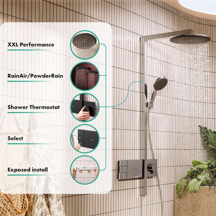 Actual product image hansgrohe Raindance Alive S système de douche 300 2jet avec ShowerSelect Comfort, 24595670, 24595670