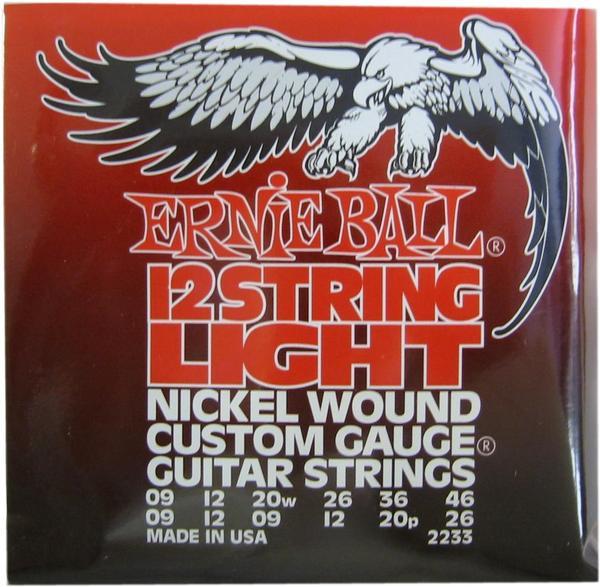 Actual product image Ernie Ball String Set, Nickel Wound 12-String, 9-46 (12 x, Electric guitar, 0.05")