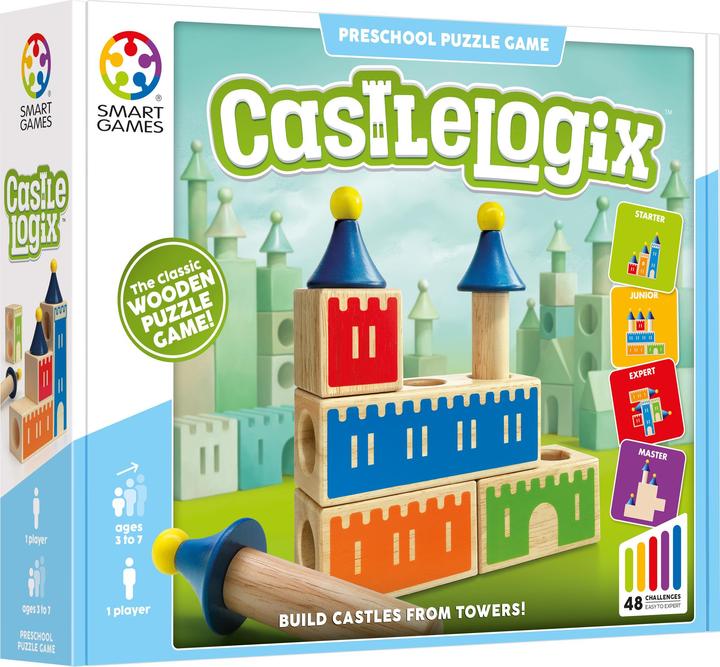Actual product image Smart Games Castle Logix (German, French, Italian, English)