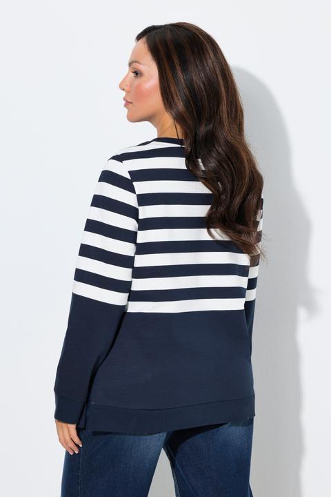 Actual product image Ulla Popken Breton Stripe Sweatshirt (42, 44)
