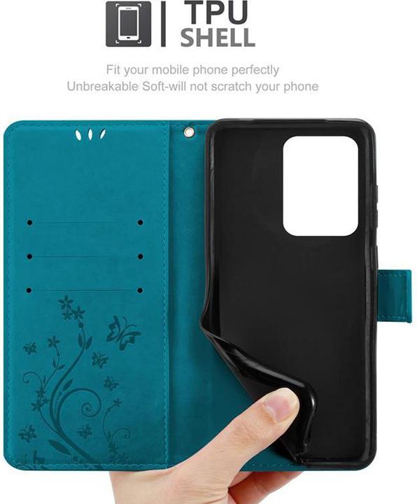 Produktbild Cadorabo Flower Book Cover (Samsung Galaxy S20 Ultra)