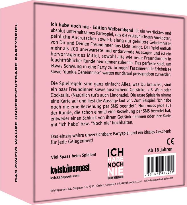 Actual product image I Have Never - Girls' Night Out (German)