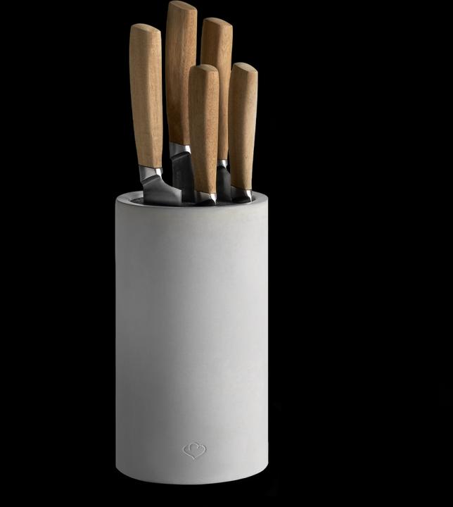 Actual product image Springlane Concrete knife block