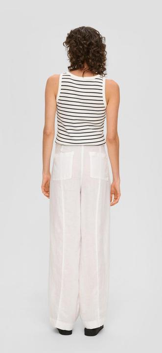 Actual product image S.Oliver Hose Regular: Leinenhose mit weitem Bein (46)