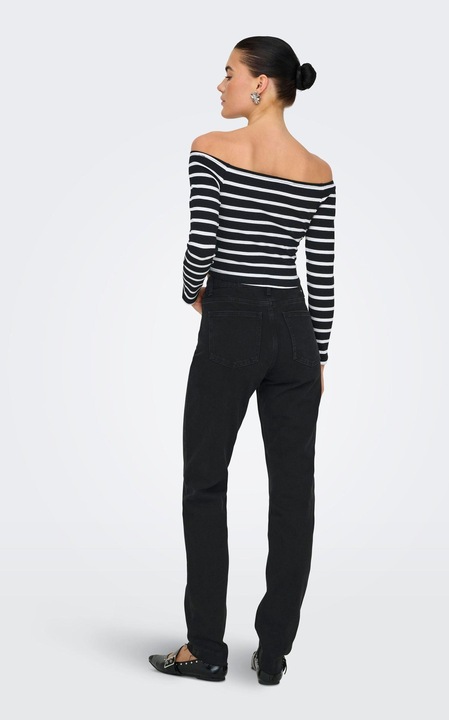 Immagine prodotto Only ONLEMILY Jeans a vita alta e taglio dritto Jeans dalla vestibilità dritta (W29/L32)