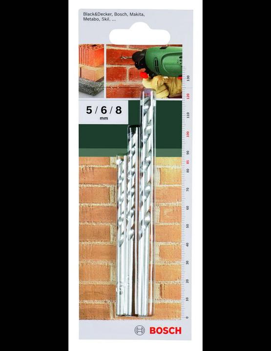 Productafbeelding Bosch Zubehör Steendraaiboorset 3 stuks (5 mm, 6 mm, 8 mm)