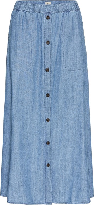 Produktbild Camel Active Langer Denim-Rock mit elastischem Bund (46)