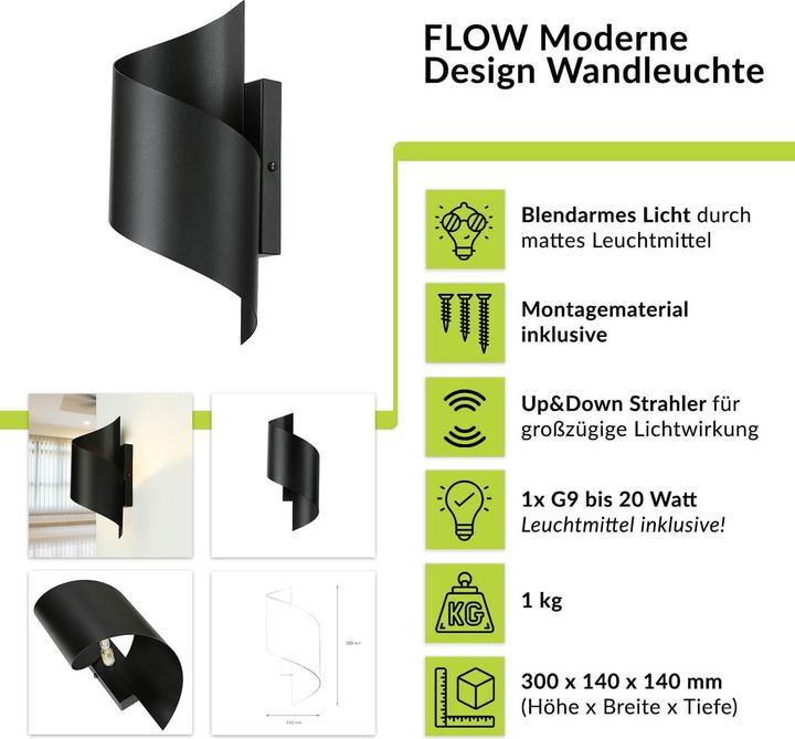 Produktbild Licht-Erlebnisse Flow (400 lm, G9)