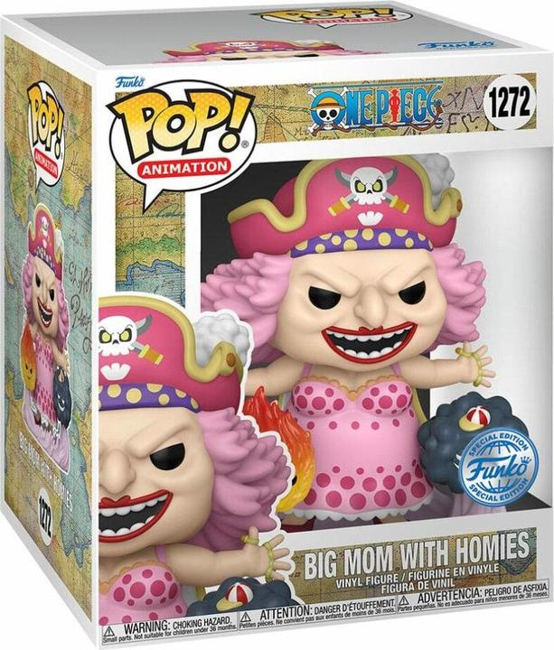 Image du produit Funko One Piece Super Sized POP! Animation Vinyl Figur Big Mom w/Homies 15 cm