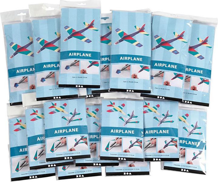 Actual product image Creativ Company Foam aeroplanes white, 50 pcs.