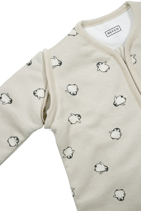 Produktbild Meyco Penguin babyschlafsack mit abnehmbaren ärmeln (70 cm)