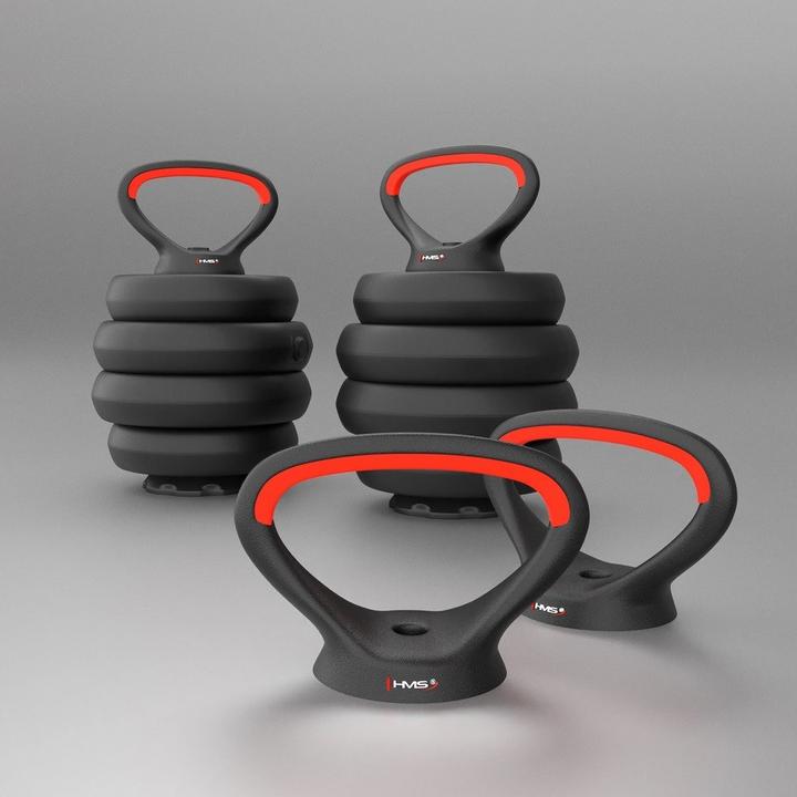 Produktbild HMS 6IN1 GEWICHTSSATZ SGN1340 (LANGHANTEL KURZHANTEL UND KETTLEBELL) 40KG