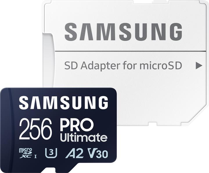 Actual product image Samsung PRO Ultimate (256 GB, microSDXC, U3, UHS-I)