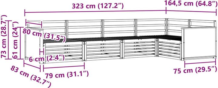 Produktbild vidaXL Outdoor-Sofa