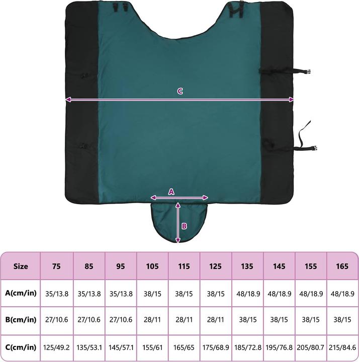 Produktbild vidaXL Pferdedecke (95 cm)