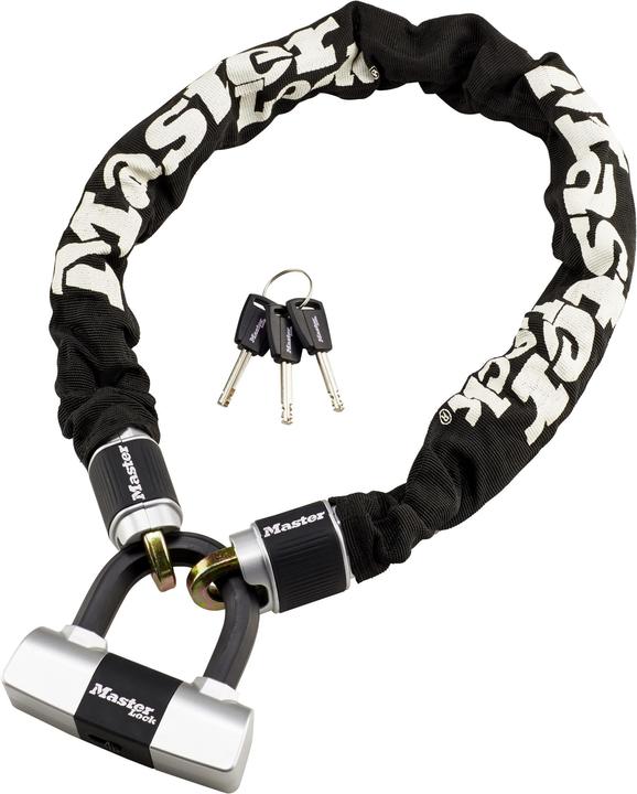 Produktbild Master Lock Criterion Kettenschloss mit Mini U-Bar 10 mm x 1000 mm (100 cm)