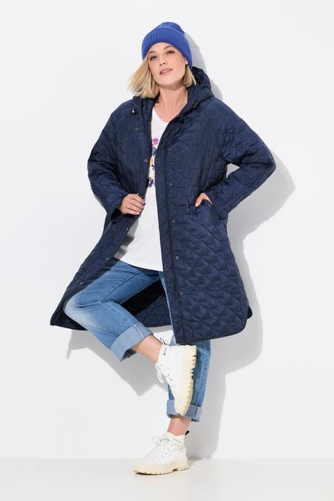 Image du produit Ulla Popken Manteau léger HYPRAR, capuche, déperlant (58)