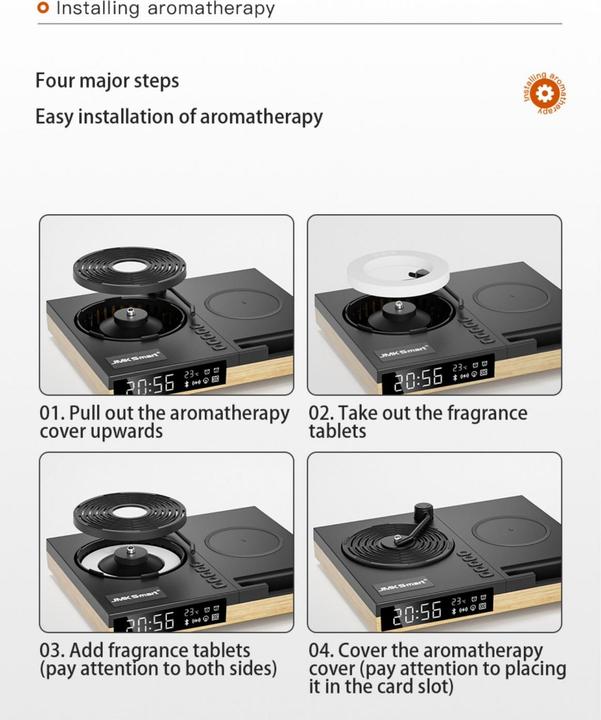 Immagine prodotto Kienzle Wecker Kabellose Lade- station BT Lautsprecher KS