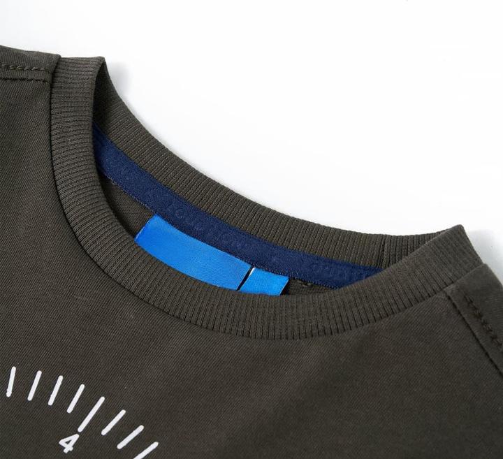 Immagine prodotto VidaXL Camicia da bambino a maniche lunghe kaki 104,Materiale: 100 (104)