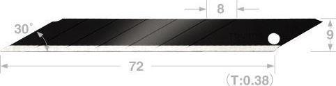 Actual product image Tajima Replacement blade CB39RB 30° (Replacement blade)