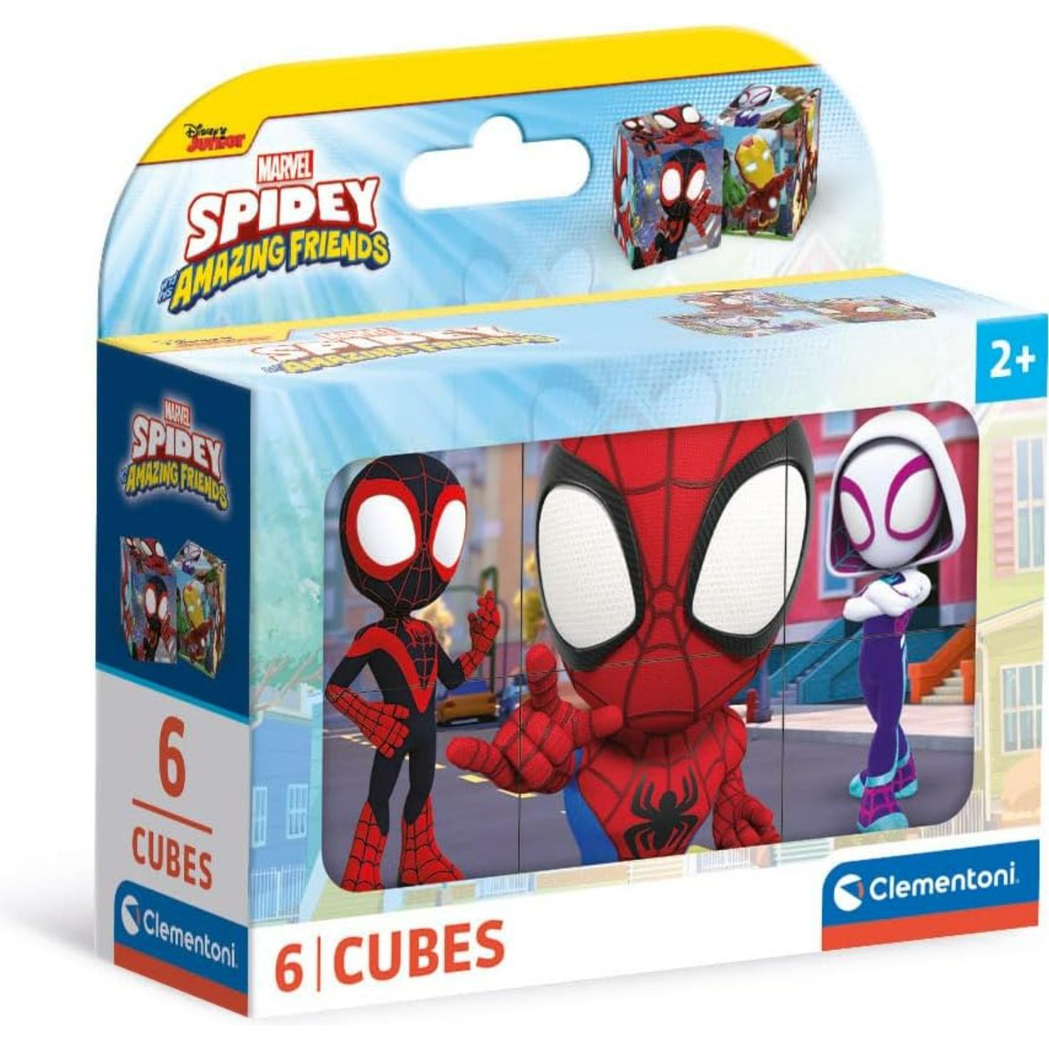 Clementoni Cubi 6 Pezzi - Spidey (6 Pezzi)