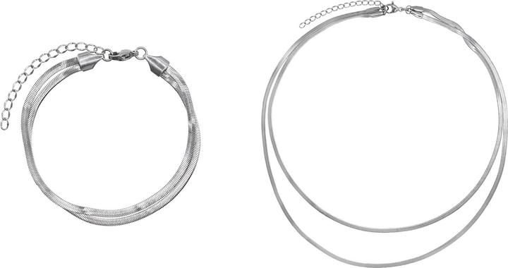 Produktbild Heideman Set Breda silberfarben (100% Edelstahl)